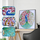 Multi Color Peacock Beautiful Painting