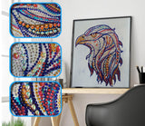 Eagle Head Colorful Painting