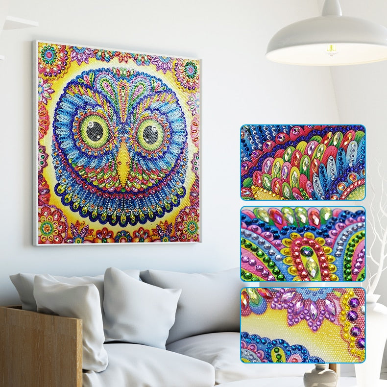 Owl Motif Painting