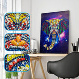 Colorful Elephant Painting