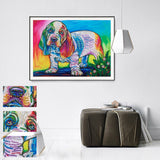Colorful Bulldog Painting