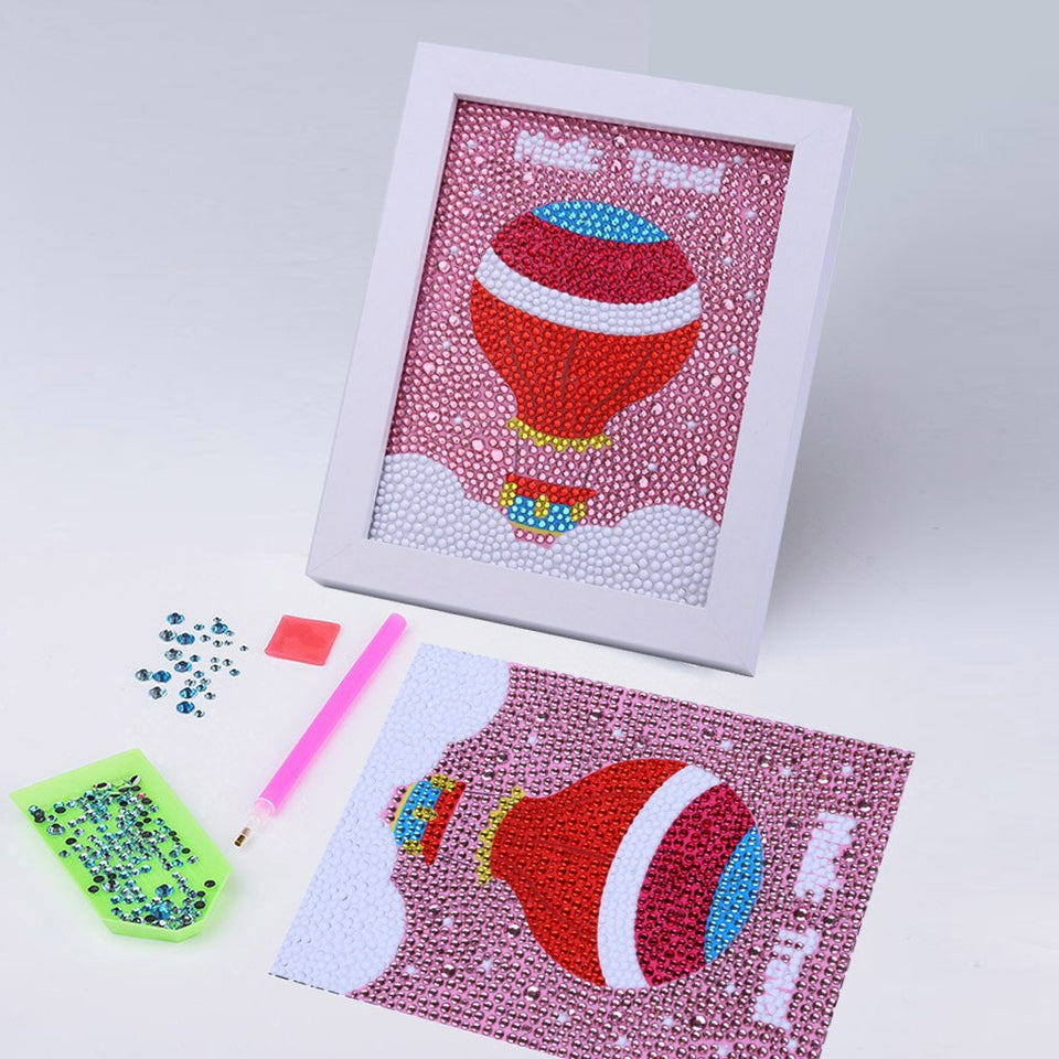 Colorful Hot Air Balloon Painting For Child