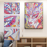 Special Colorful Girl Painting