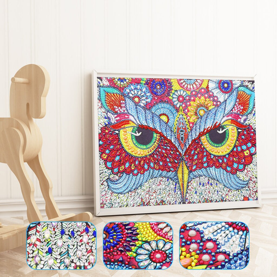 Colorful Owl Eyes