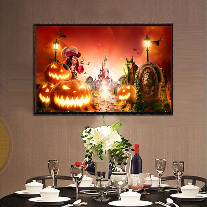 Halloween Colorful Painting