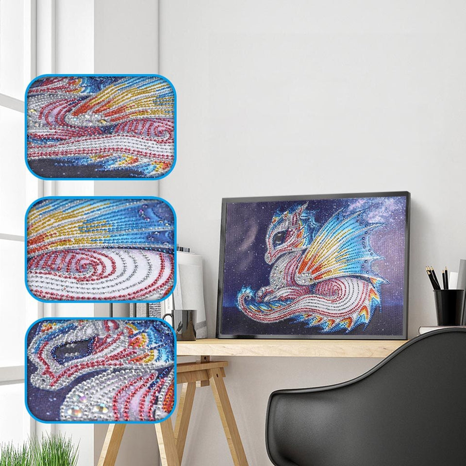 Cute Flying Dragon Painting