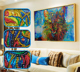 Colorful Wolf Special Diamond Painting