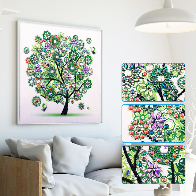 Charming Tree With Butterfly