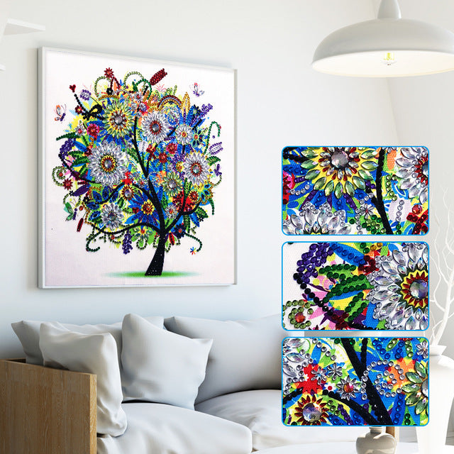 Charming Tree With Butterfly