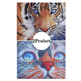 2Pcs Set Cat And Tiger