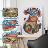 2Pcs Set Lovely Colorful Cows