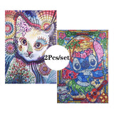 2Pcs Set Colorful Paintings