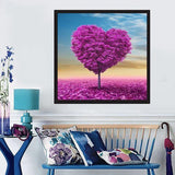 Pink Love Tree Heart