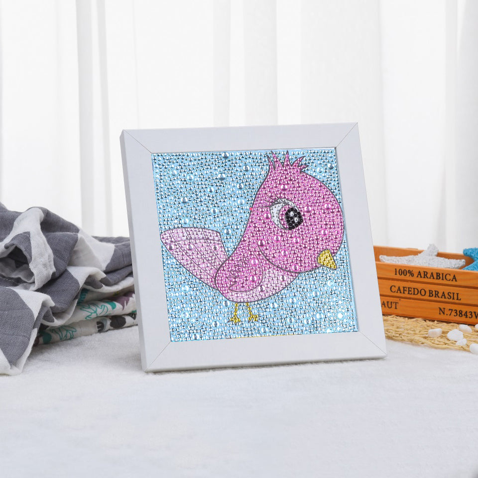 Cute Pink Bird Painting