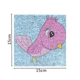 Cute Pink Bird Painting