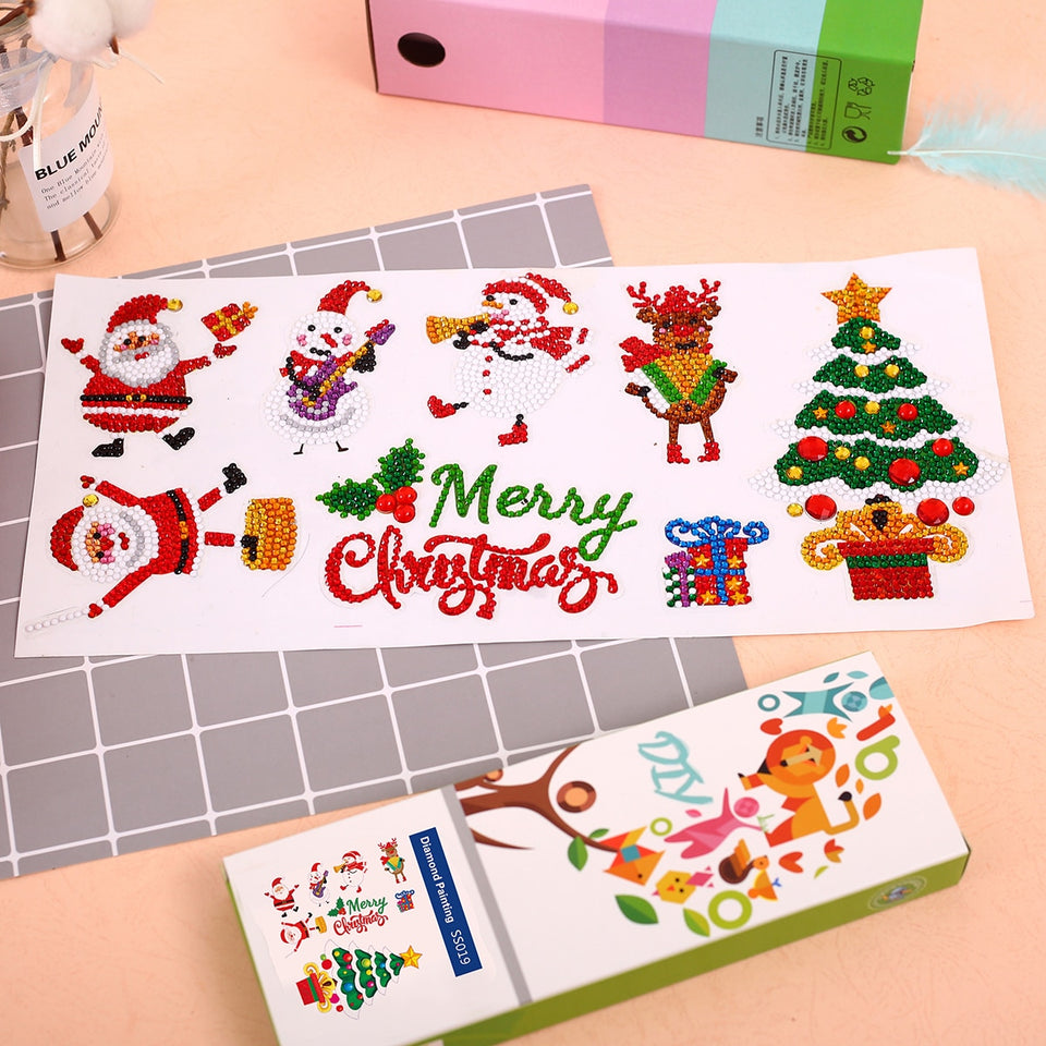 Christmas Diamond Stickers For Children