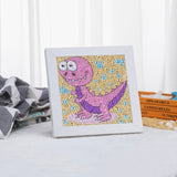 Mini Naughty Happy Dragon Painting For Kids