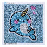 Narwhal Fish Blue Lovely Painting