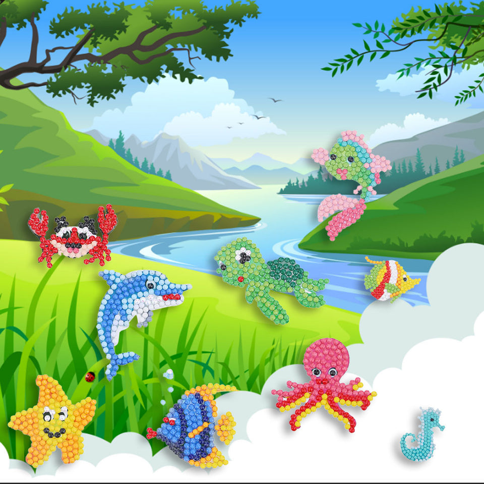 9 Pcs Lovely Colorful Stickers