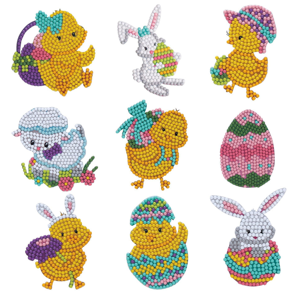 Mini Special Colorful Diamond Stickers