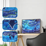 Blue Landscape Special Diamond Painting