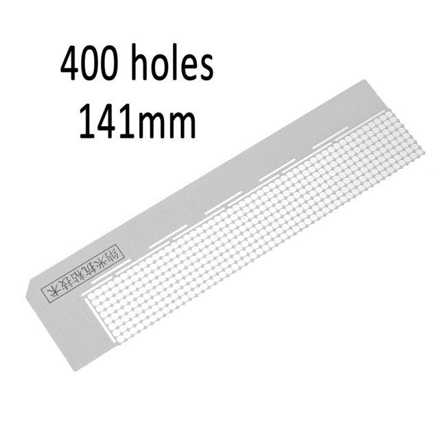 1 Piece Synthetic Diamond Painting Ruler Stainless Steel Diamond Mesh Ruler  5D Diamond Ruler Tool 216,408,1020 Blank Mesh, Double Row 432 Hole Square  Square, Diamond Painting Fixed Position Tool DIY Diamond Painting