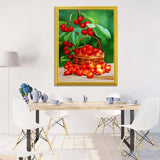 Cherry Basket DIY Diamond Painting - diamond-painting-bliss.myshopify.com