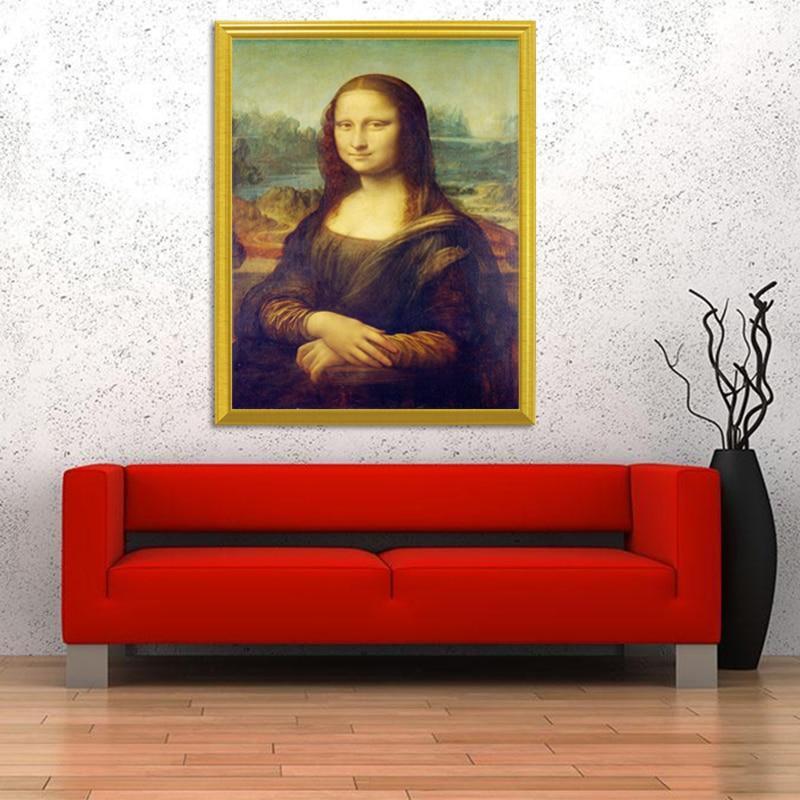 Mona Lisa's Smile - Leonardo Da Vinci - diamond-painting-bliss.myshopify.com
