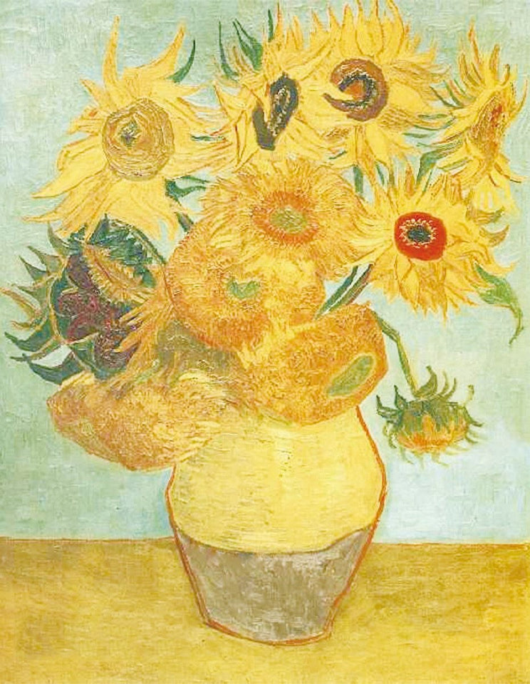 Sunflowers Painting - Vincent van Gogh - diamond-painting-bliss.myshopify.com