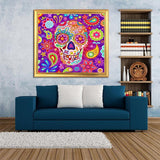 Calavera DIY Diamond Painting - diamond-painting-bliss.myshopify.com