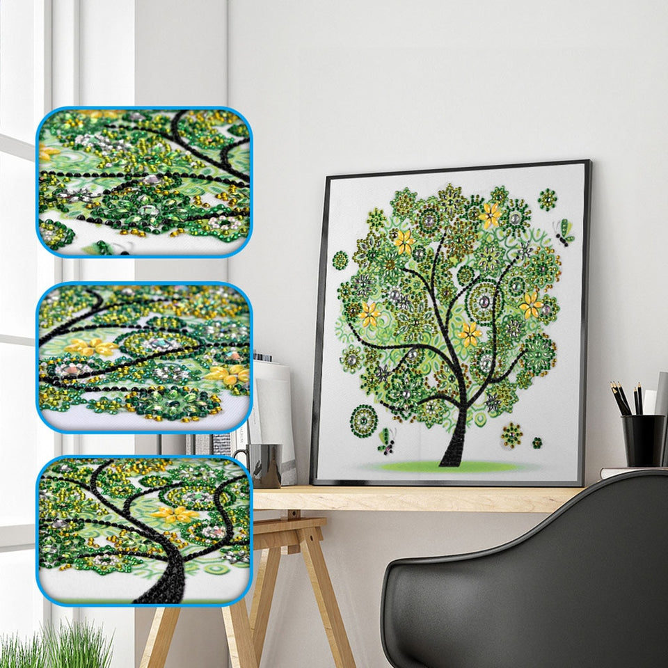 Colorful Embroidery Tree