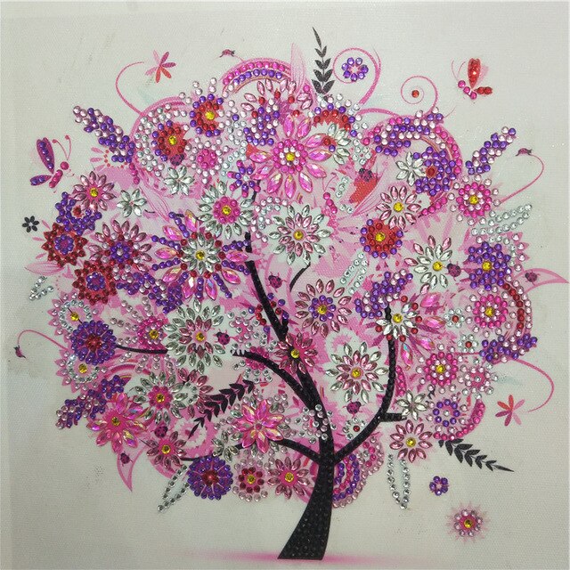 Colorful Embroidery Tree