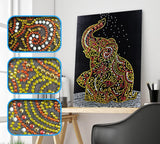 Playing Elephant Painting