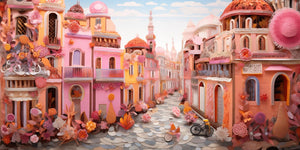 dream land street diamond painting