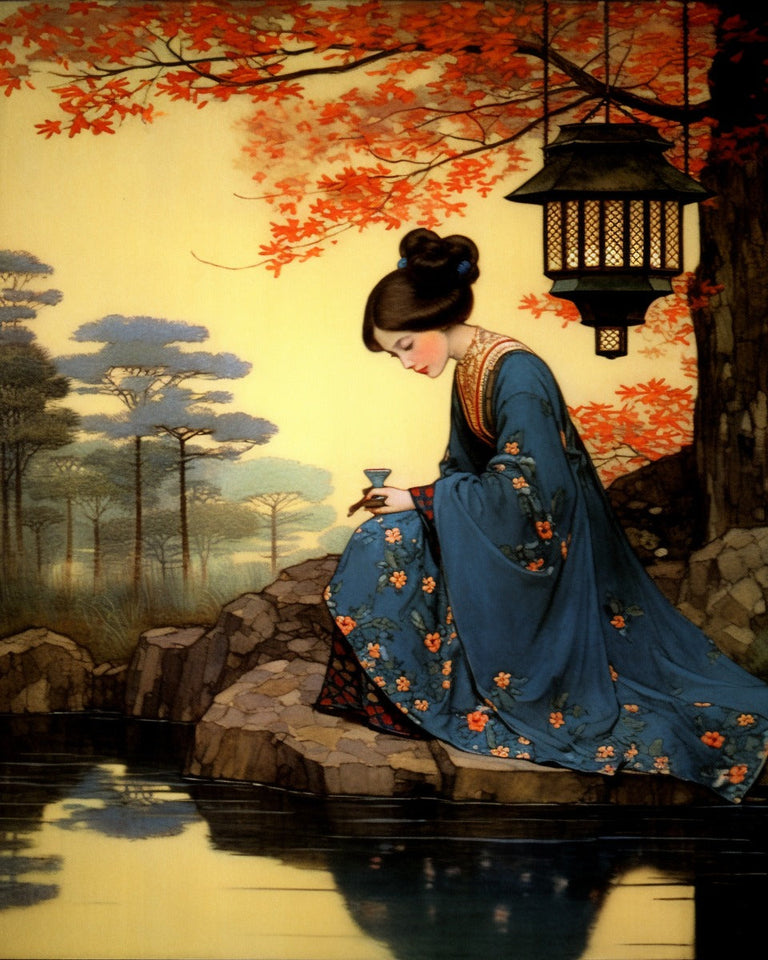 Japanese Lady Diamond Painting