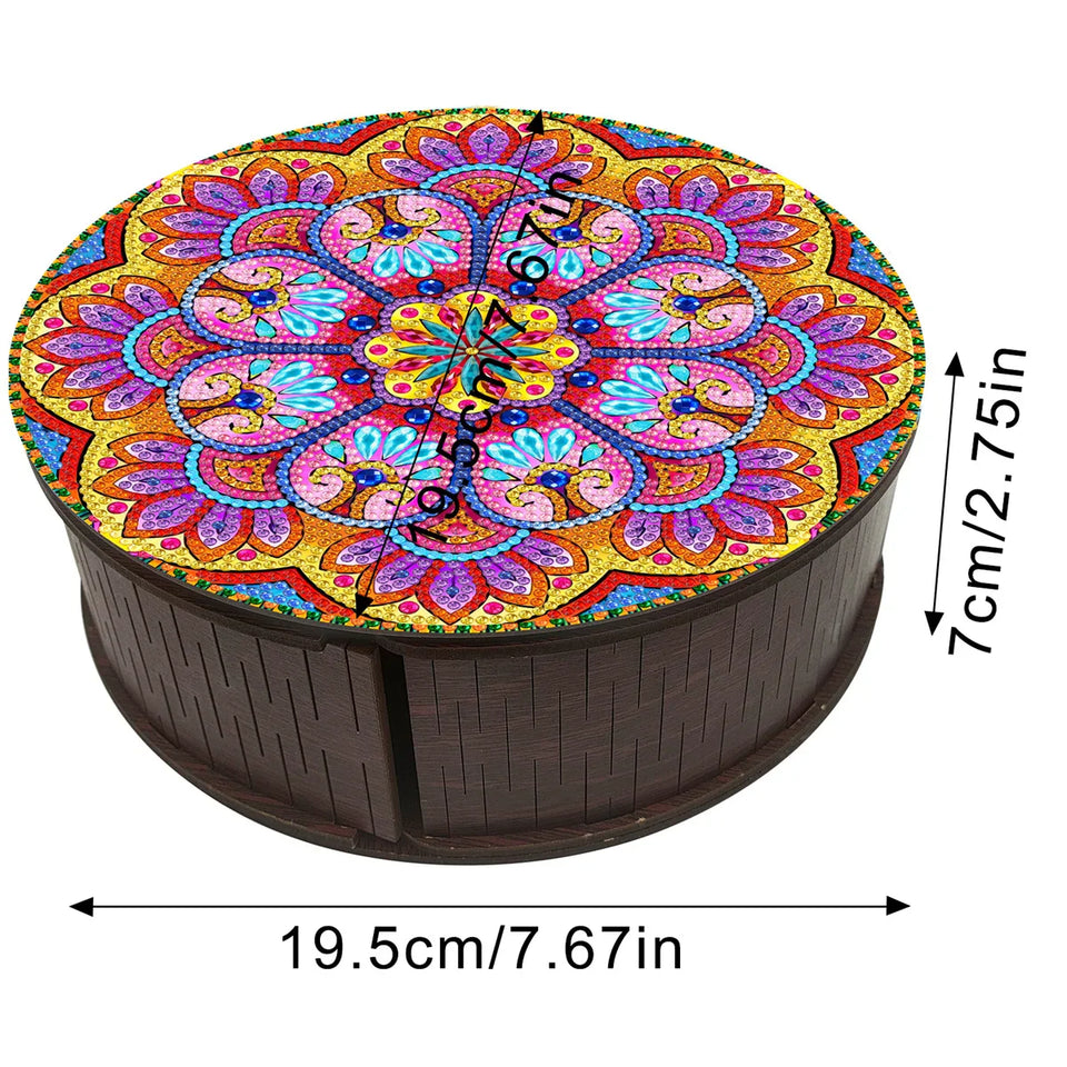 Diamond Painting Wooden Storage Box