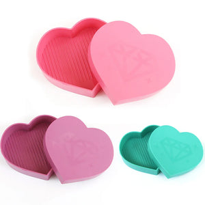 Heart Shape Diamond Painting Drills Tray