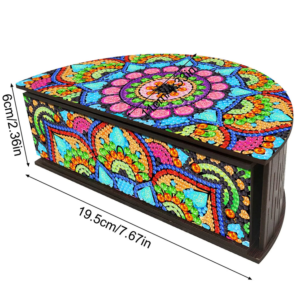 Mandala Diamond Painting Jewelry Box