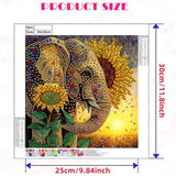 Elephant Art Special Diamond Painting