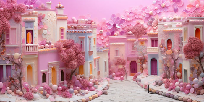 Barbie land Street Diamond Painting