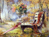 A Bench in Garden Painting Kit - diamond-painting-bliss.myshopify.com