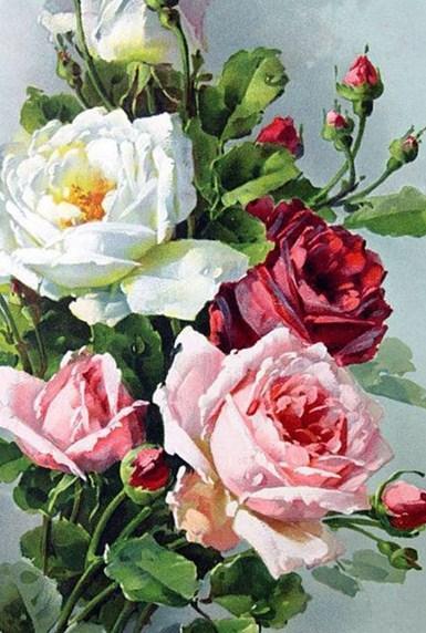 Acrylic Roses Diamond Painting Kit - diamond-painting-bliss.myshopify.com