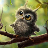 An Owl Starring Caterpillar - diamond-painting-bliss.myshopify.com