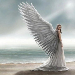 Angel with Beautiful Wings - diamond-painting-bliss.myshopify.com