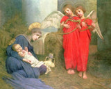 Angels Entertaining the Holy Child - diamond-painting-bliss.myshopify.com