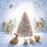 Animals & Christmas Tree - diamond-painting-bliss.myshopify.com