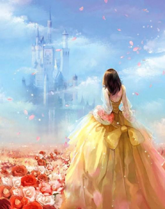 Anime Princess & her Castle - diamond-painting-bliss.myshopify.com