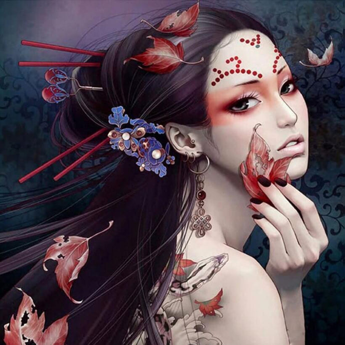 Asian Beauty Diamond Painting - diamond-painting-bliss.myshopify.com