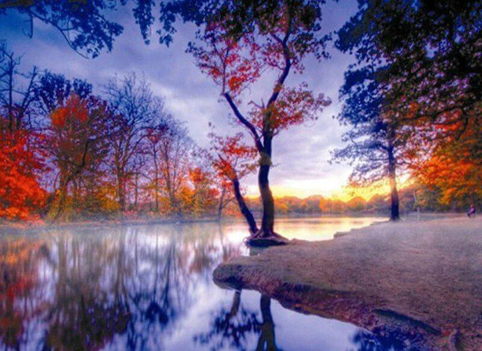 Awesome Nature View in Autumn - diamond-painting-bliss.myshopify.com
