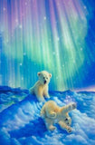 Baby Bears & Aurora Lights - diamond-painting-bliss.myshopify.com